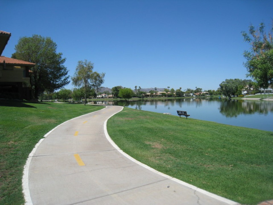 Walking path at McCormick Ranch | Christy Mooney Properties