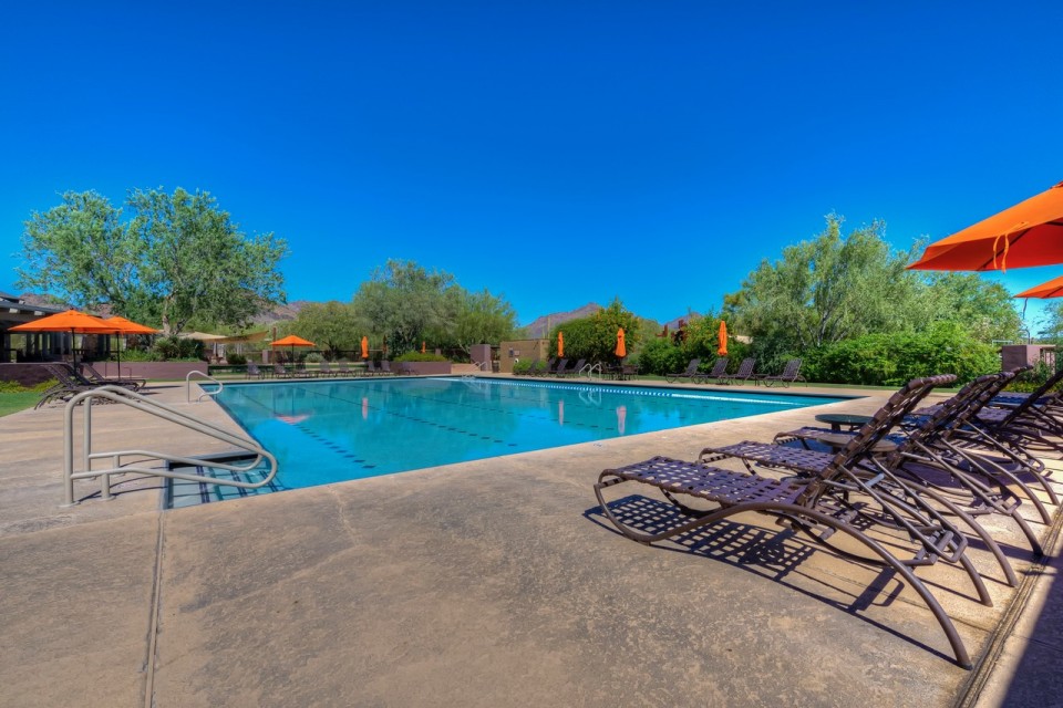 Olympic sized pool in DC Ranch, Arizona Olympic sized pool at Stonegate in Arizona | Christy Mooney Properties