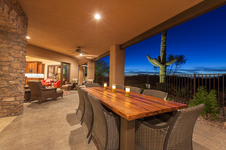 Luxury Desert Home Patio